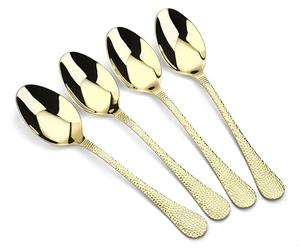 Arthur Price CAVA0011 4 Serving Spoons, Stainless Steel, Gold