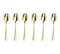 Arthur Price CAVA0061 6 Teaspoons, Stainless Steel, Gold