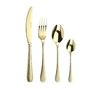 Arthur Price 'champagne Avalon' Stainless Steel 16 Piece 4 Person Gift Boxed Cutlery Set In Gold Gold One Size
