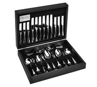 Arthur Price Every Day Baguette 88 Piece 12 Person Cutlery Canteen Set, Stainless Steel, 67 x 31.6 x 11 cm