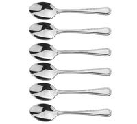 Arthur Price Classic Bead Teaspoons, Box of 6, Silver
