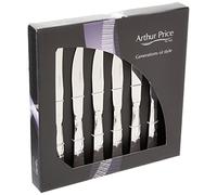 Arthur Price Classic Kings Set of 6 Steak Knives, Silver