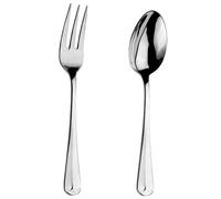 Arthur Price Classic Rattail Serving Spoon & Fork Set