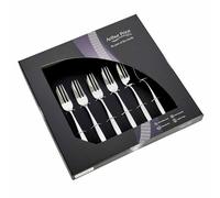 'Willow' Stainless Steel Boxed Cutlery Set Of 6 Pastry Forks Arthur Price Silver One Size