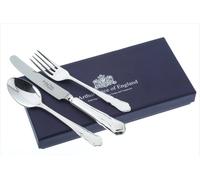 Arthur Price Of England Silver Plated Dubarry Design Childrens 3 Piece Cutlery Gift Box Set