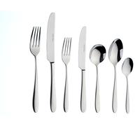 Arthur Price Every Day 44-Piece Willow 6-Person Box Set, Stainless Steel, Silver, 51 x 31.5 x 6.5 cm