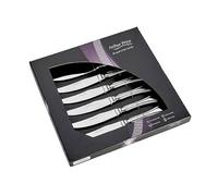 Arthur Price Every Day Britannia Set of 6 Steak Knives, Stainless Steel, 26.4 x 26.6 x 4 cm