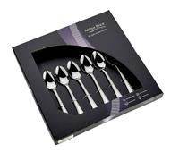 Arthur Price Classic Grecian Tea Spoons, Box of 6, Silver
