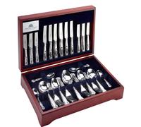 Arthur Price of England Kings Sovereign Silver Plate 124 Piece Canteen FREE Twelve Tea Spoons