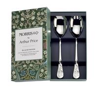 Arthur Price Morris & Co. 'Blackthorn' Stainless Steel Pair of Salad Servers - 2 pieces - Stainless Steel - 18/10 Stainless Steel