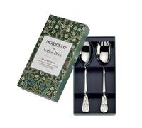 Arthur Price Morris & Co. 'Blackthorn' Stainless Steel Pair of Salad Servers - 2 pieces - Stainless Steel - 18/10 Stainless Steel