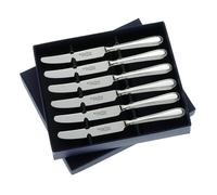 Arthur Price of England Bead Sovereign Silver Set of 6 Tea Knives
