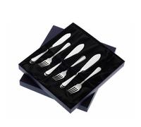 Arthur Price of England Britannia Sovereign Silver Plate Set of 8 Pairs Of Fish Eaters
