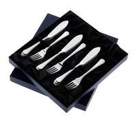 Arthur Price of England Grecian Sovereign Silver Plate Set of 6 Pairs Of Fish Eaters