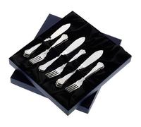 Arthur Price of England Kings Sovereign Stainless Steel Set of 8 Pairs Of Fish Eaters