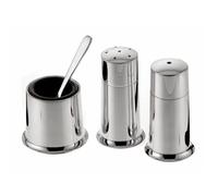 Arthur Price of England Silver Plate Contemporary 3 Piece Condiment Set with Spoon