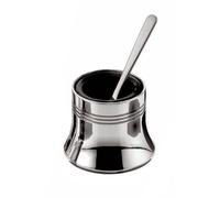 Arthur Price of England Silver Plate Lighthouse Mustard Pot with Glass Lining