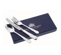 Arthur Price Of England Silver Plated Dubarry Design Childrens 3 Piece Cutlery Gift Box Set