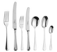 Arthur Price of England Sovereign Silver Plate Rattail 44 Piece Cutlery Box Set