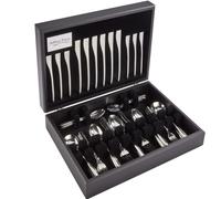 Arthur Price Signature 'Echo' Stainless Steel 44 Piece 6 Person Canteen Cutlery Set in Silver Arthur Price Silver 6 Person