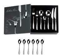 Arthur Price Signature Henley 42 Piece Cutlery Box Set Plus FREE Set of 6 Tea Spoons