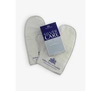 Arthur Price Silver Care Arthur Price Easy Care Pair of Polishing Mitts, Cotton Blend, Cream_White, 2 Count (Pack of 1)
