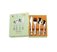 Arthur Price XPCH1017 4 Piece Child's Cutlery Set, Stainless Steel, Silver
