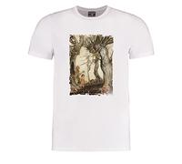 Arthur Rackham, Aesop Fables, Trees - Men's Crew Neck T-Shirt White