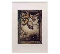Arthur Rackhams 14 Jack and the Bean Stalk A3 A4 Framed Print Picture