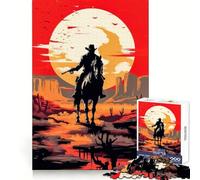 Arthur Red Dead Redemption Jigsaws 1000 Pieces for Teenagers Decompress Smooth Cut Fun Challenge Perfect Art (38x52cm)