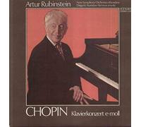 Arthur Rubinstein - Chopin, Klavierkonzert e-moll; New Symphony Orch of London, S. Skrowaczewski [Vinyl LP]