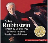 Arthur Rubinstein joue Beethoven, Brahms, Chopin, Liszt et Schumann. Concert du 20 avril 1963.