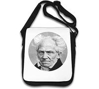 Arthur Schopenhauer German Life Philosopher Photo Shoulder Bag White