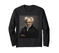 Arthur Schopenhauer German Philosopher Philosophy Morality Long Sleeve T-Shirt