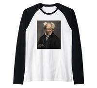 Arthur Schopenhauer German Philosopher Philosophy Morality Raglan Baseball Tee