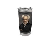 Arthur Schopenhauer German Philosopher Philosophy Morality Stainless Steel Insulated Tumbler