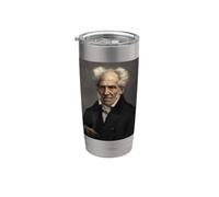 Arthur Schopenhauer German Philosopher Philosophy Morality Stainless Steel Insulated Tumbler