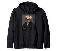 Arthur Schopenhauer German Philosopher Philosophy Morality Zip Hoodie