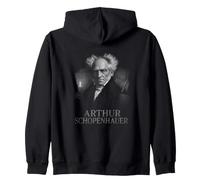 Arthur Schopenhauer German Philosopher Quotes Zip Hoodie