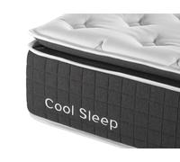 Arthur Sleep Cool Comfort Gel Foam Pocket Spring Hybrid Mattress in White | Size: Small Double Arthur Sleep White Small Double