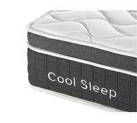Arthur Sleep Cool Gel Foam Pocket Spring Medium Hybrid Mattress in White | Size: Double Arthur Sleep White Double