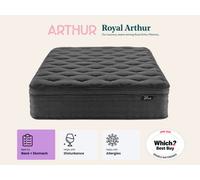 Arthur Sleep Royal Arthur Mattress - Firm Hybrid 3000 Pocket Spring Gel Foam - Single