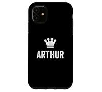 Arthur the King/Crown & Name Design For Men Called Arthur Case for iPhone 11
