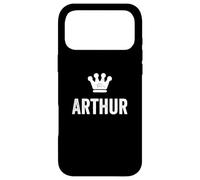 Arthur the King/Crown & Name Design For Men Called Arthur Case for iPhone 17 Pro Max