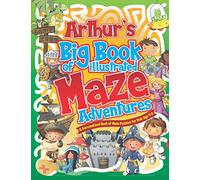 Arthur's Big Book of Illustrated Maze Adventures: A Personalised Book of Maze Puzzles for Kids Age 4-8 With Named Puzzle Pages (Personalised Maze Books For Kids)