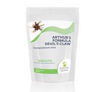 Arthur's Formula Devil's Claw 225mg - Harpagophytum and Cat’s Claw Herb Tablets for Joint Comfort & Mobility