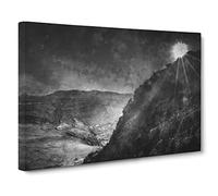 Arthurs Seat In Edinburgh Scotland Canvas Print | Gallery Wrapped 30mm Frame Wall Art | 30x20 inches | Ready to Hang | Modern Picture | Living Room Bedroom Lounge Office