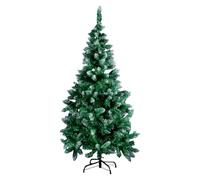 Arti Casa Artificial Christmas Tree 4,9ft - Xmas Tree with Christmas Tree Stand Christmas Tree Plastic - Artificial Tree Christmas Decoration Indoor Tree - Tree with Snow - Green