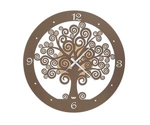 Arti e Mestieri Albero della Vita large Wall clock gold and bronze