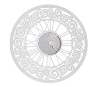 Arti e Mestieri Rococò Wall clock white marble
